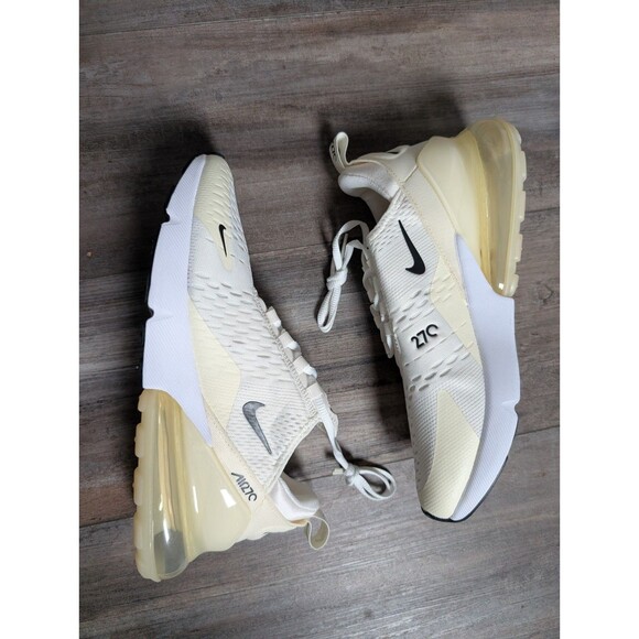 Nike Air Max 270 Sail/Coconut Milk/Pale Ivory/Black Women's 8.5 NIB NEW $170 - Picture 2 of 5